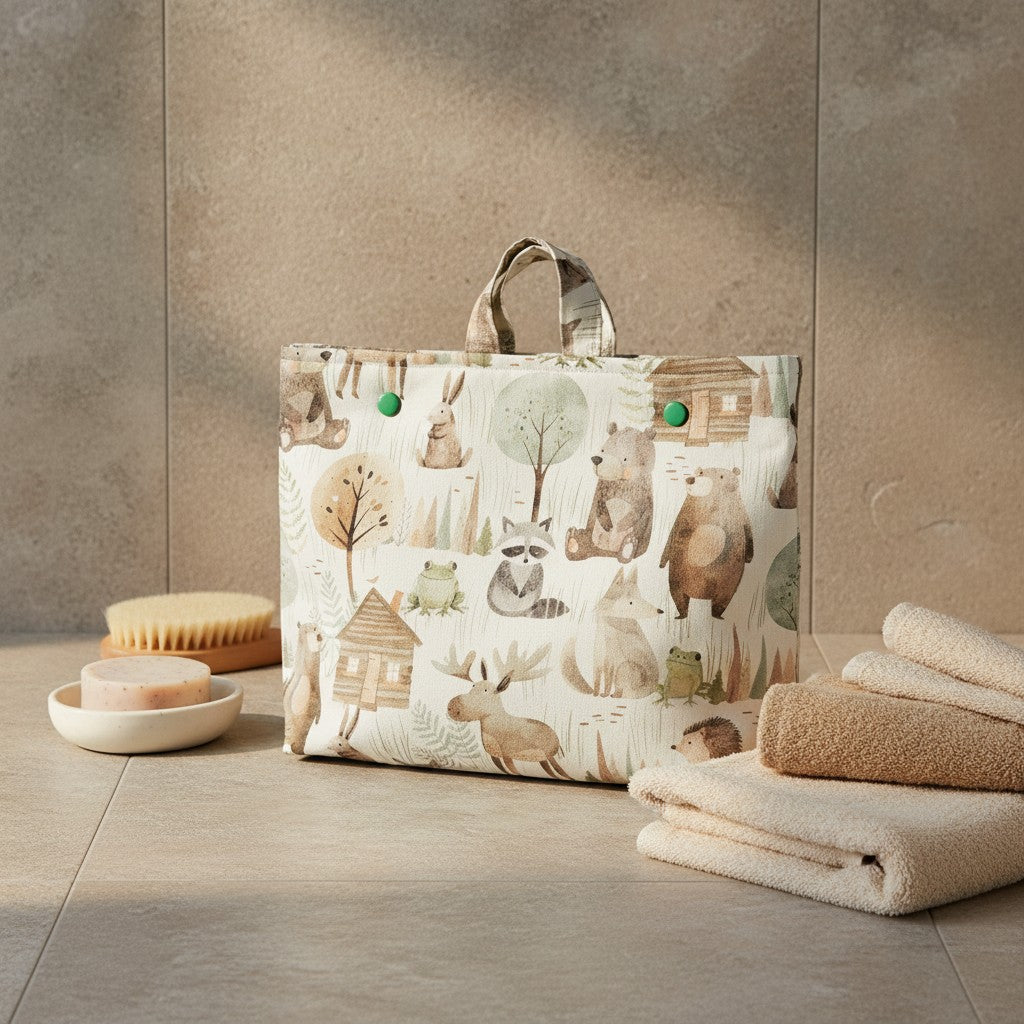 Beauty case personalizzabile in cotone