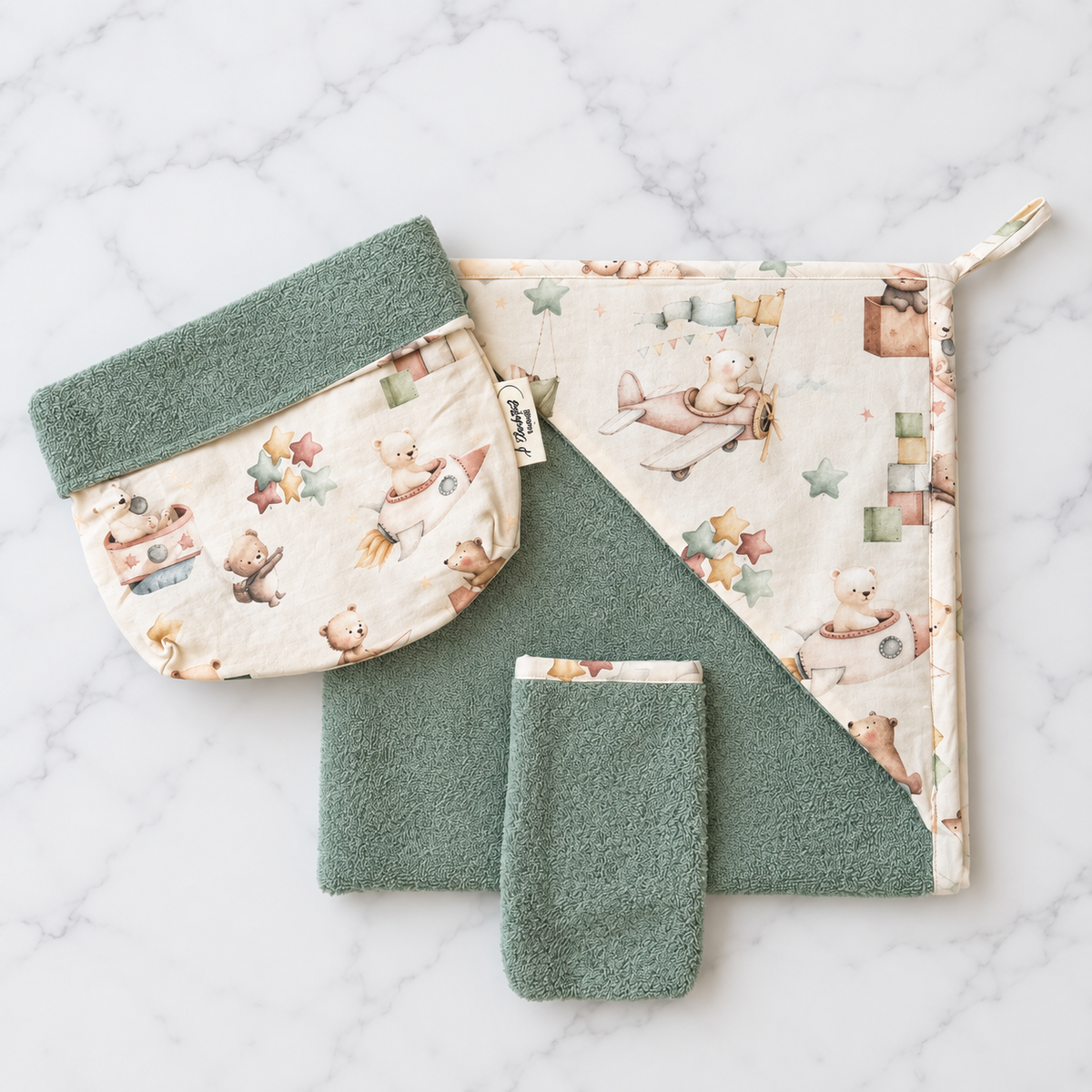 Set bagnetto - Orsetti giocosi | Pronta consegna